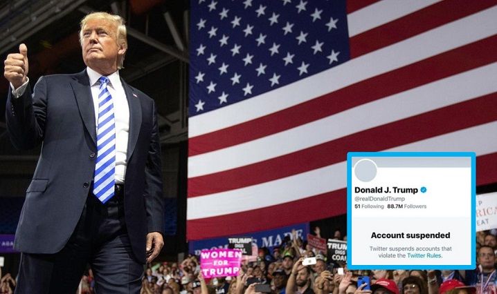 Twitter elimina cuenta de Donald Trump por incumplir reglas