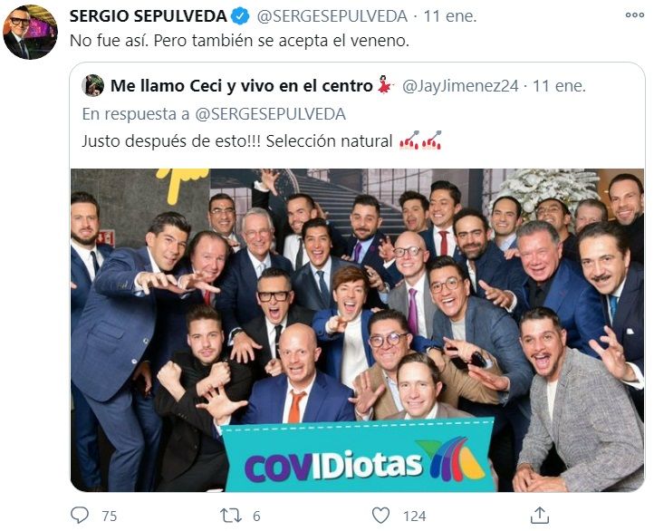 Sergio Sepúlveda y los conductores de VLA que dieron positivo en COVID-19