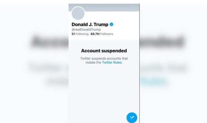 Twitter elimina cuenta de Donald Trump por incumplir reglas