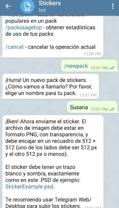 ¿Cómo paso mis stickers de WhatsApp a Telegram?