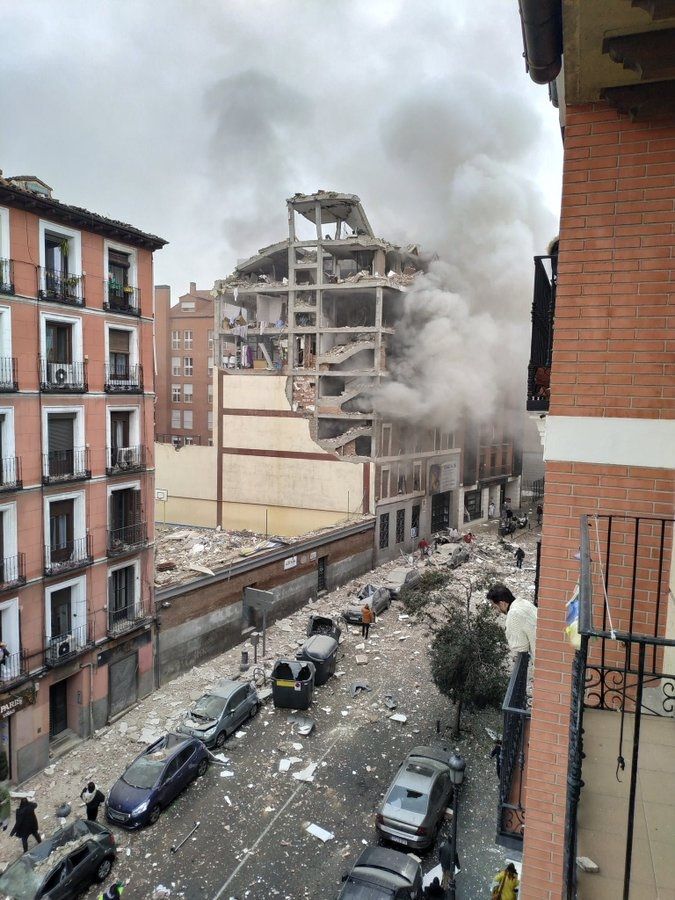 ¿Qué provocó la explosión en Madrid?