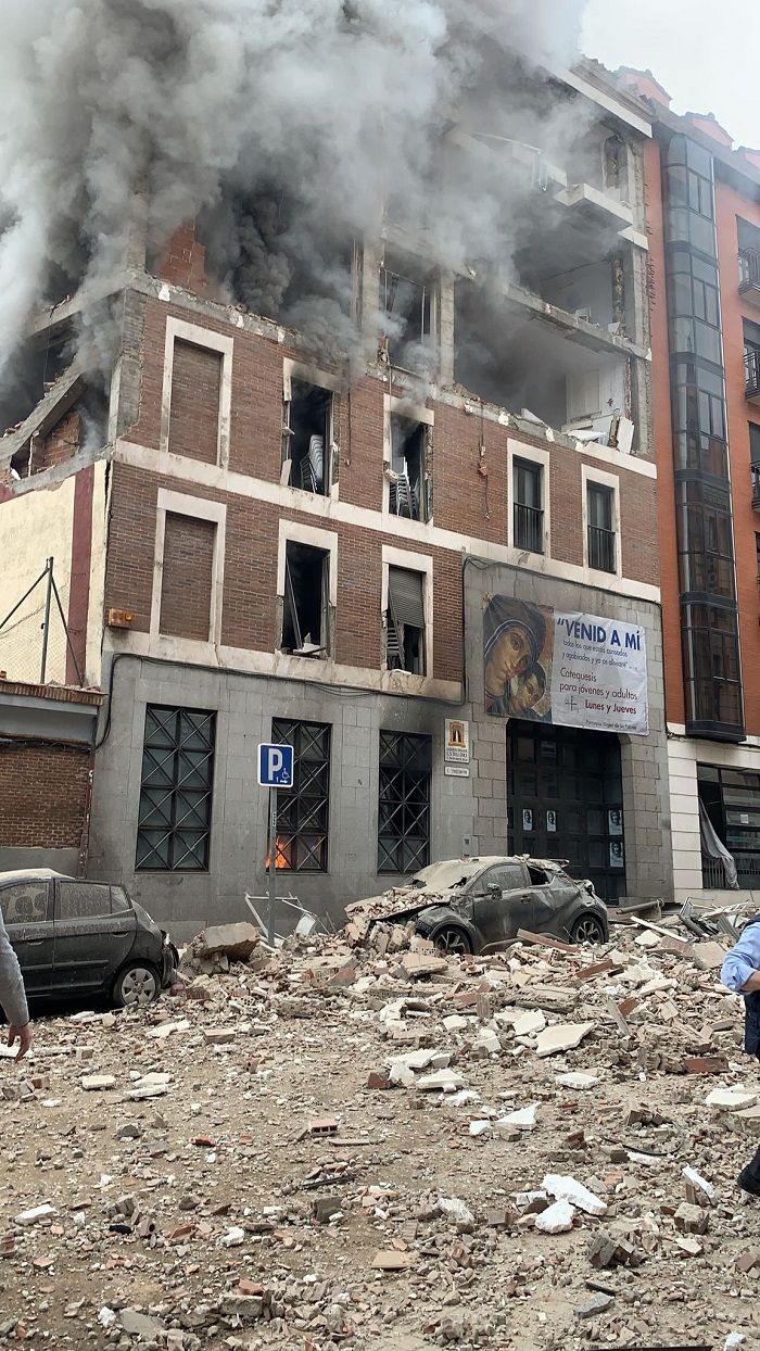 ¿Qué provocó la explosión en Madrid?