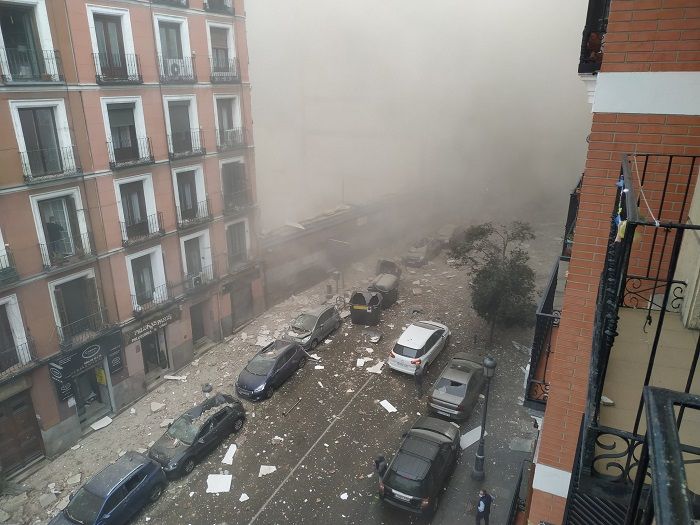 Explosión en Madrid. Fotos, videos y lo que se sabe hasta ahora