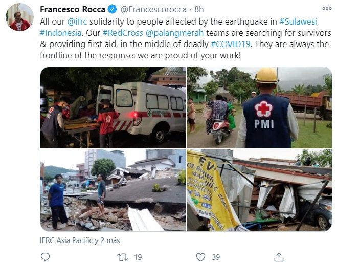 Crudas imágenes del terremoto que sacudió a Indonesia