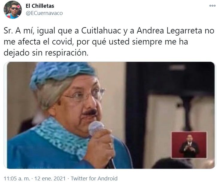 Comparan a Cuitláhuac García con Andrea Legarreta