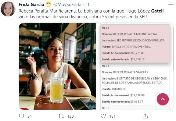 Rebeca Peralta: ¿quién es la supuesta novia de Hugo López-Gatell?