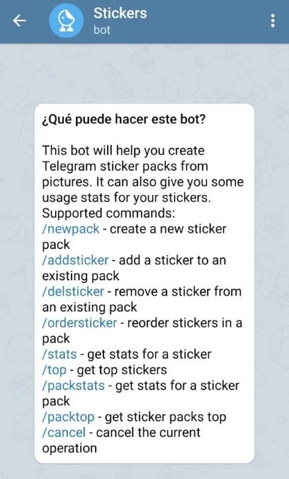 ¿Cómo paso mis stickers de WhatsApp a Telegram?