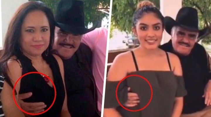 Vicente Fernández. Los nuevos videos acosando a mujeres