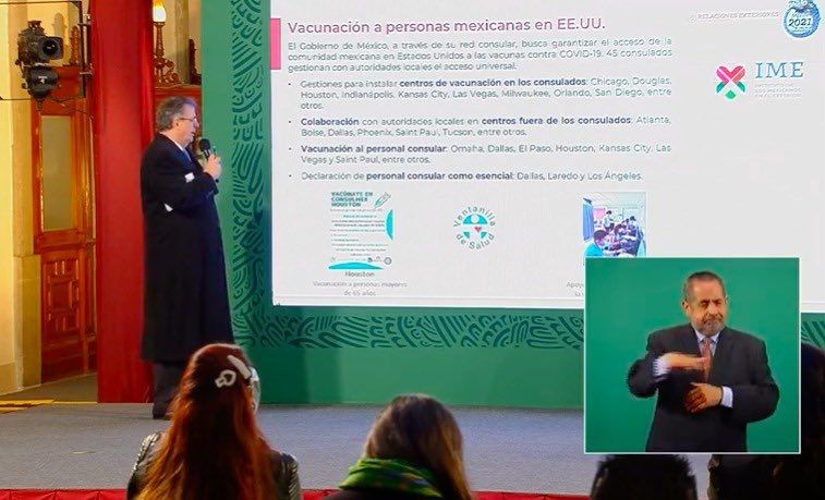 México tiene garantizadas 233 millones de vacunas contra el COVID-19: Ebrard