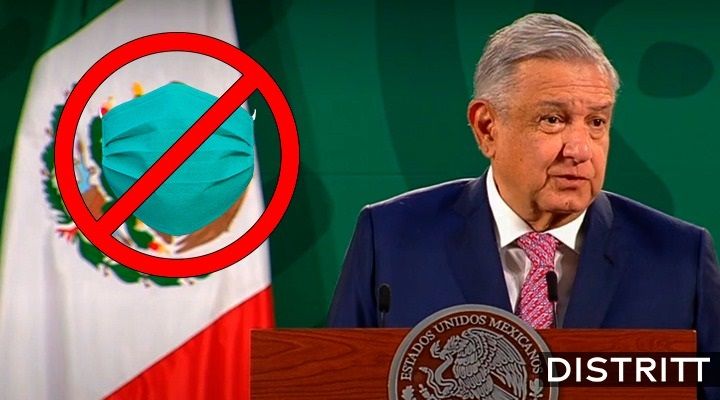 AMLO: no usaré cubrebocas, ya no contagio