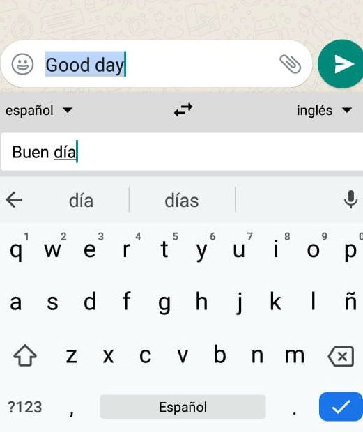 Pasos para traducir mensajes en WhatsApp