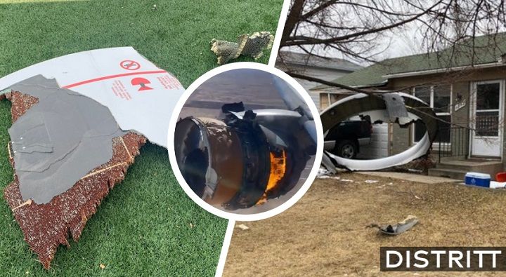 Difunden fotos y videos sobre avión que se despedazó en el aire