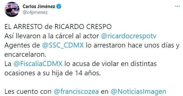 ¿De qué se le acusa a Ricardo Crespo, ex de Garibaldi?