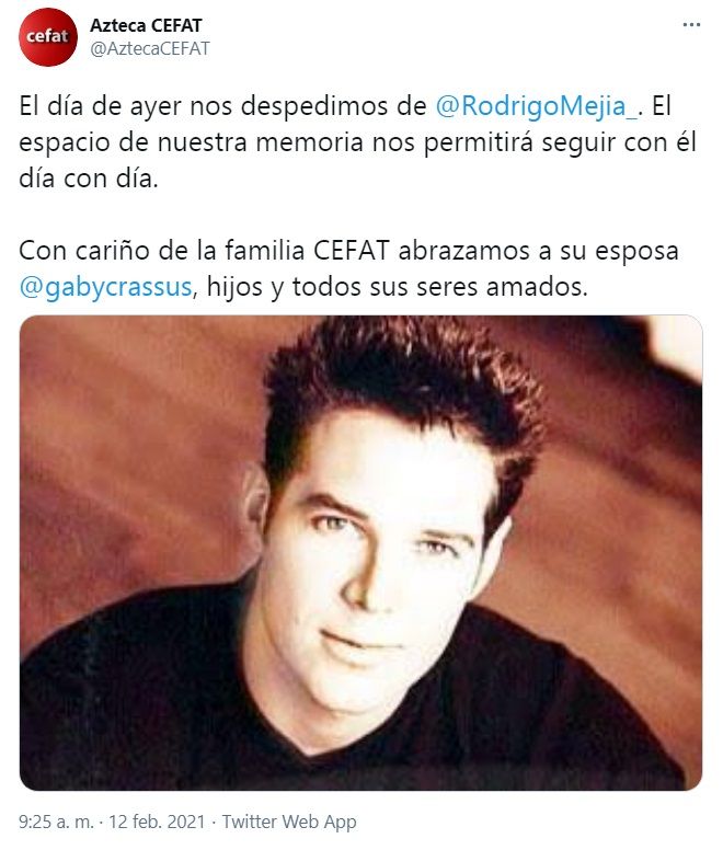 ¿Quién era Rodrigo Mejía, actor mexicano de Televisa?