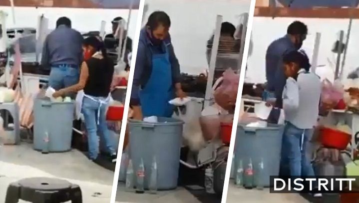 Edomex. Ambulantes reutilizan platos de la basura en Ecatepec