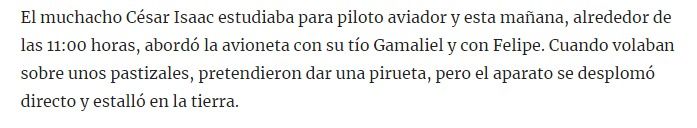 ¿Quién era el nieto de Amado Carrillo que murió en avionazo?