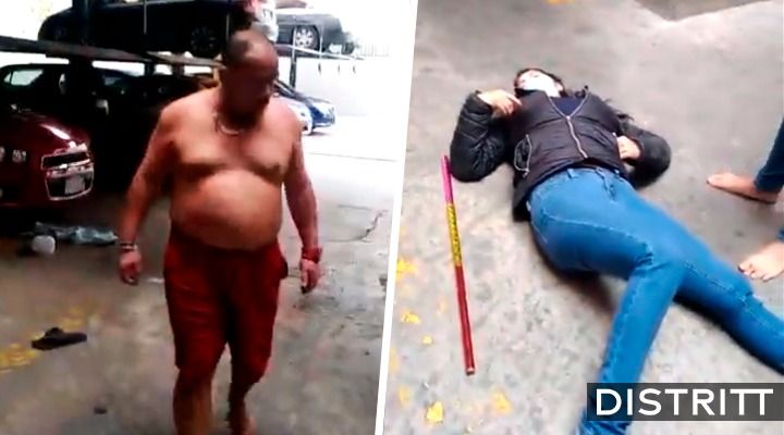 CDMX. Sujeto agrede a mujer en Iztapalapa (VIDEO)