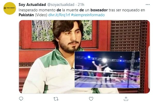 Mundo del boxeo lamenta muerte de pugilista