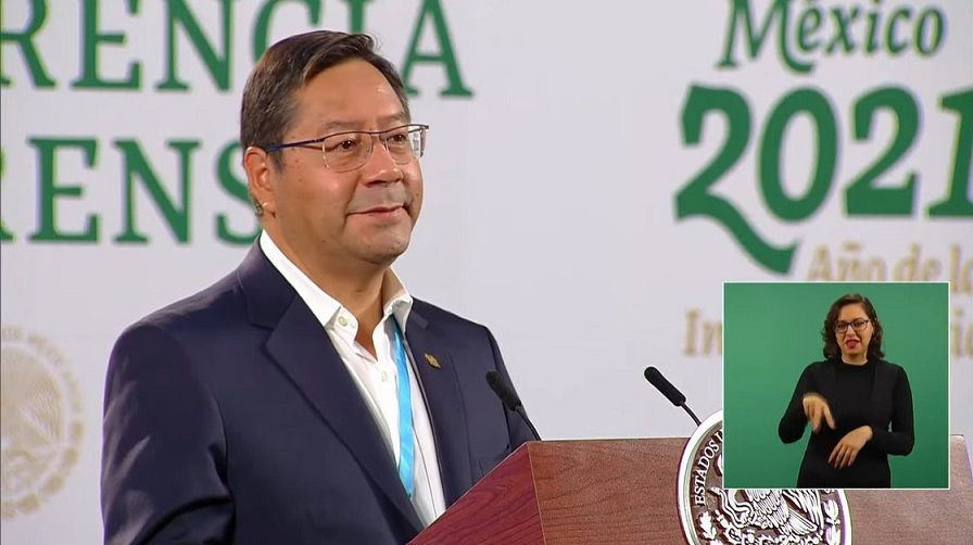 Mensaje de Luis Arce a AMLO