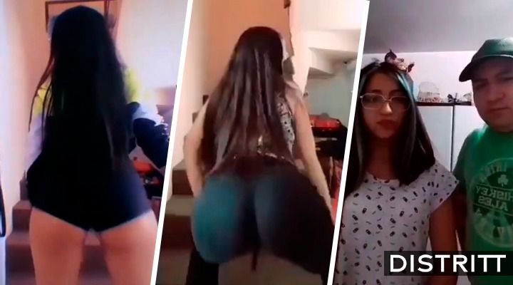 Papá obliga a su hija a pedir disculpas tras descubrirla perreando en TikTok