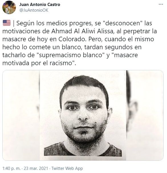 Ahmad Al Aliwi: un joven violento y paranoico