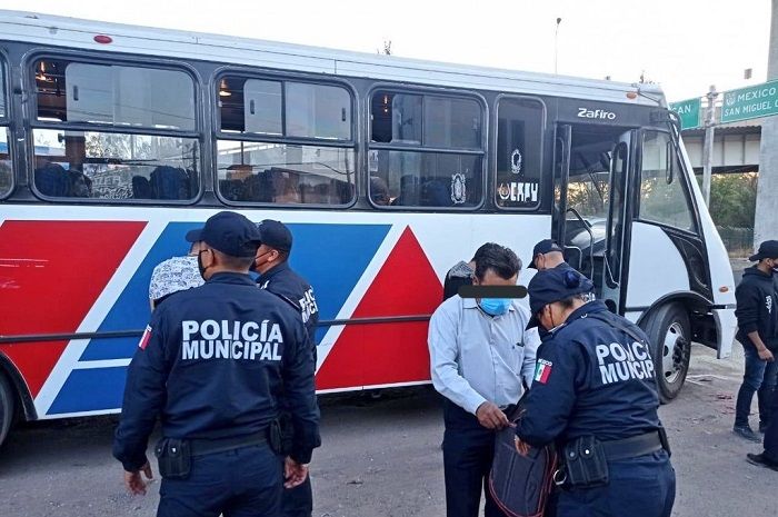 Asaltos en transporte público van en aumento en Puebla