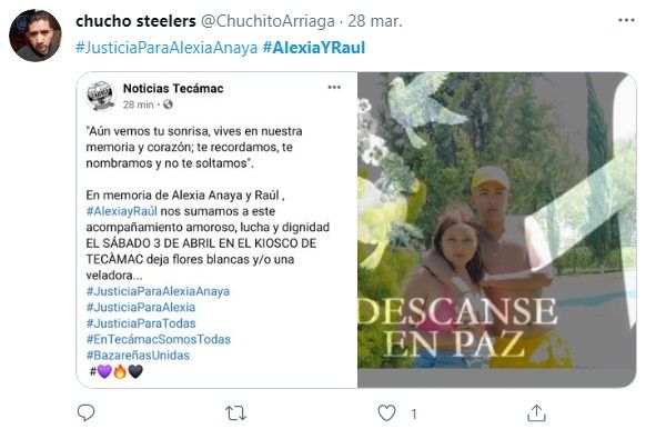 Exigen justicia para pareja calcinada en Edomex