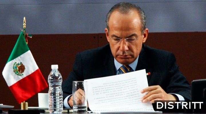 Denuncian a Felipe Calderón por traición a la patria