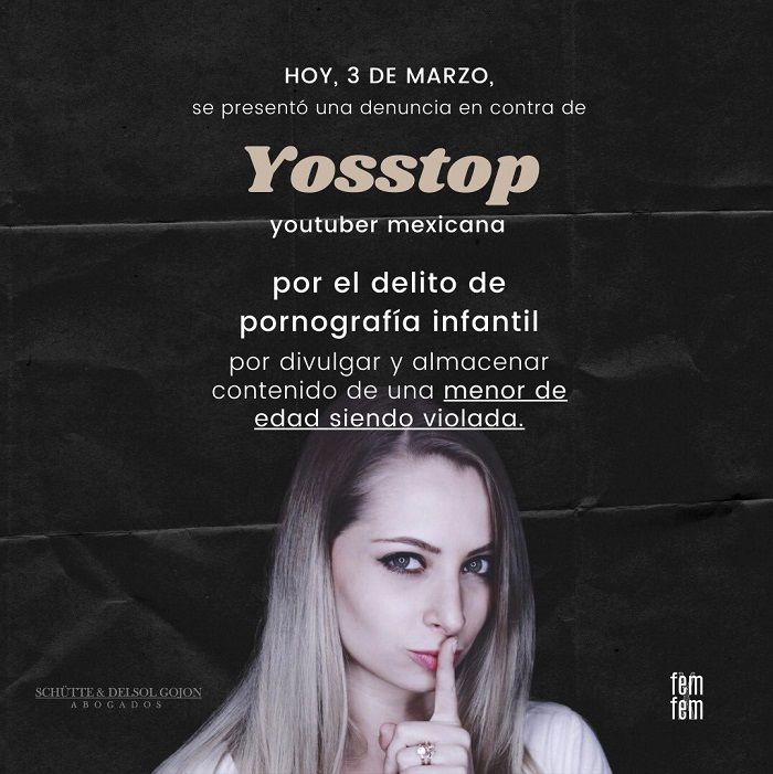 La denuncia contra YosStop