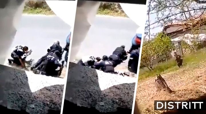 Edomex. Difunden videos de emboscada a policías en Coatepec