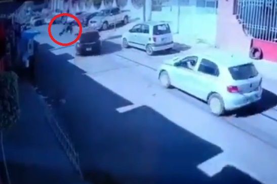 Difunden video de hombre atropellado en Coacalco