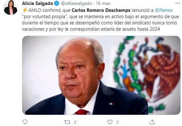 ¿Le conviene a México la jubilación de Romero Deschamps?