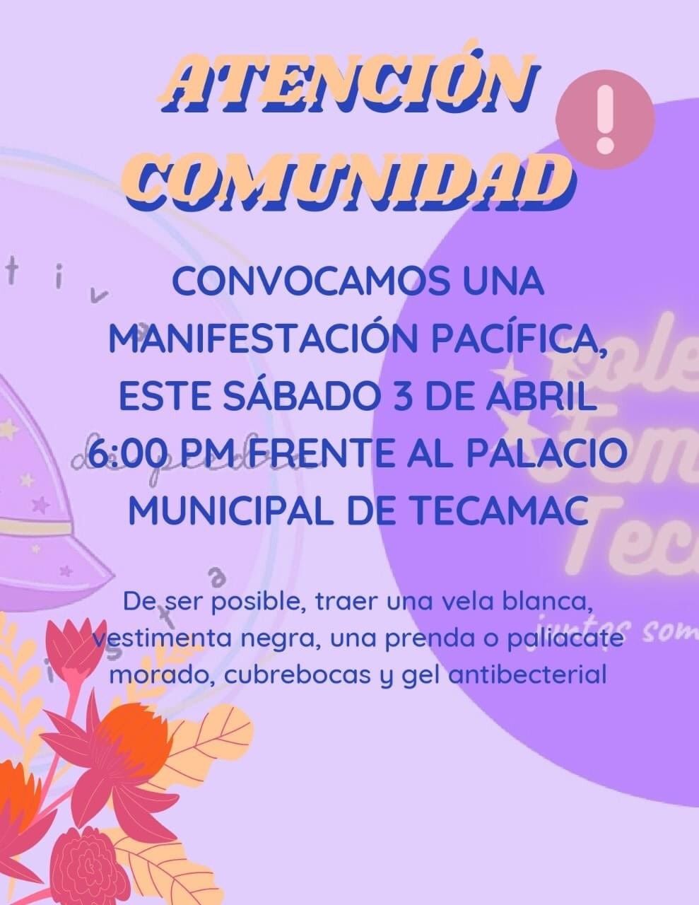 Exigen justicia para pareja calcinada en Edomex