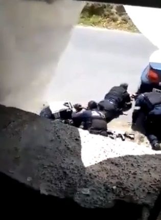 Edomex. Difunden videos de emboscada a policías en Coatepec 