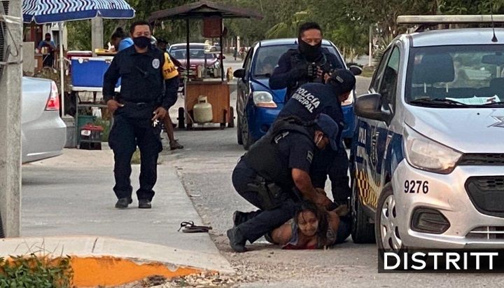 Indigna caso de mujer en Tulum que murió durante arresto