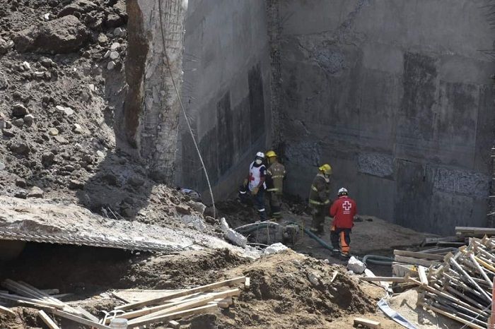  Texmelucan. Derrumbe de obra, por baja calidad de materiales