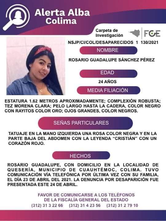 ¿Cómo son las jóvenes desaparecidas en Colima?