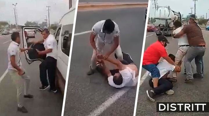 Tabasco. Choferes se agarran a golpes en Villahermosa |VIDEO