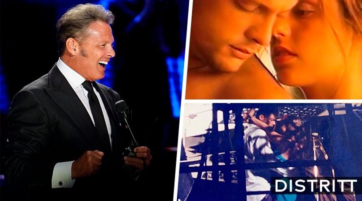 Las fotos inéditas de Luis Miguel detrás del video de Suave