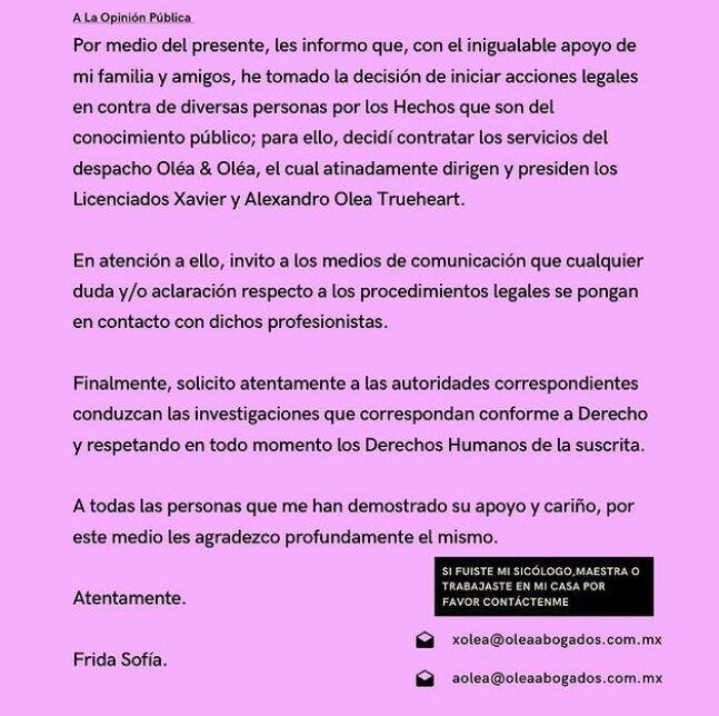 Las denuncias en la familia Guzmán