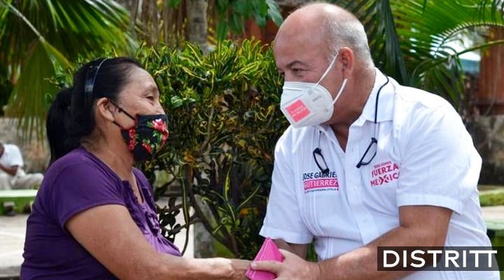 José Gabriel Gutiérrez Lavín inicia campaña en el Distrito IV
