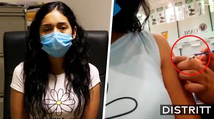 Maestra de Nuevo León asegura que sí fue vacunada tras video