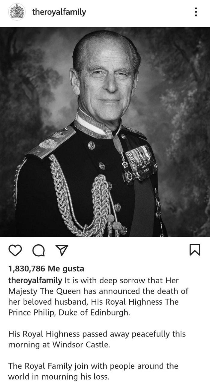 ¿De qué murió el príncipe Felipe?+