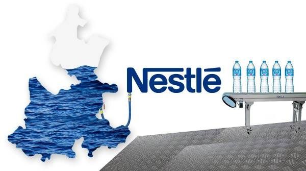 Nestlé provoca escasez de agua en Puebla sin generar empleos