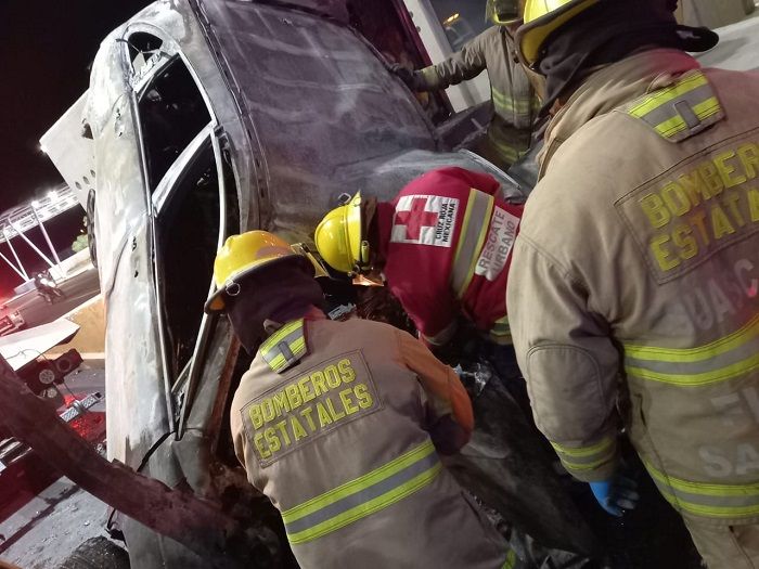 Video del choque en caseta de Aguascalientes