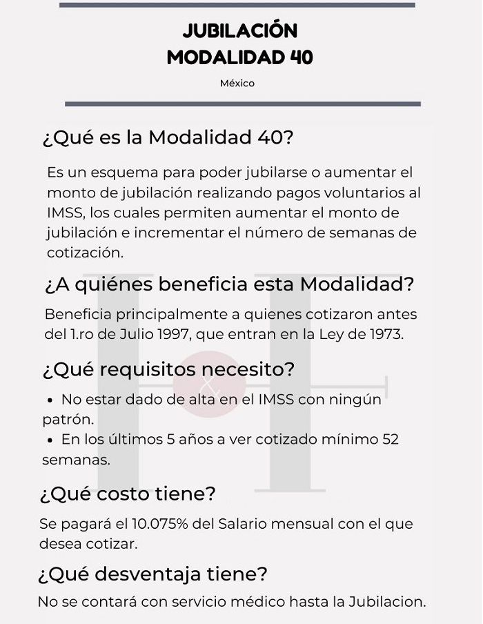 ¿Cómo tramitar la Modalidad 40 del IMSS?