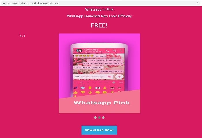 ¿Qué es WhatsApp pink?