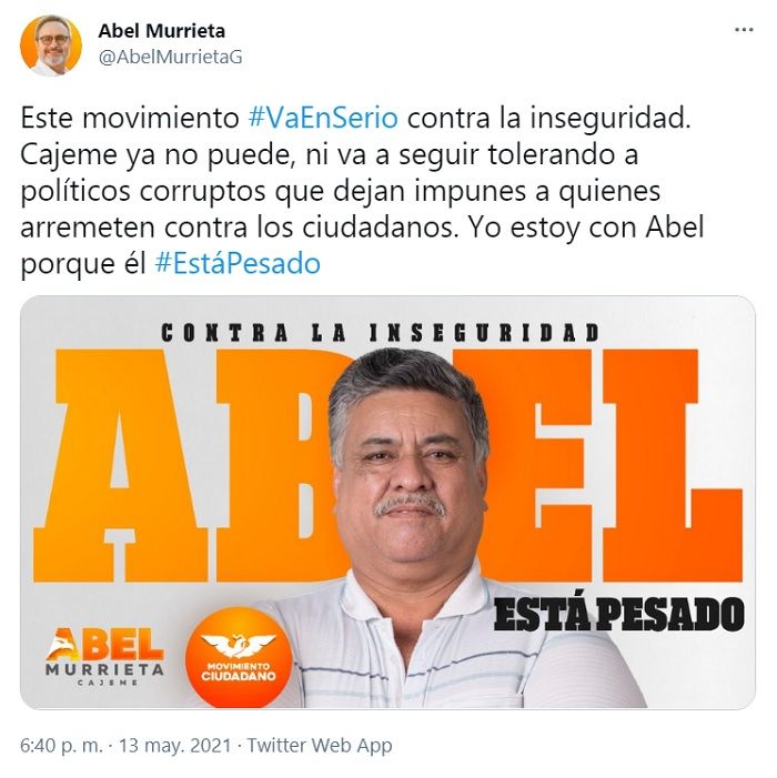 Quién era Abel Murrieta, candidato de MC asesinado en Sonora