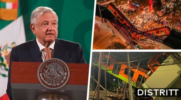 AMLO envía mensaje tras desplome en Línea 12 del Metro