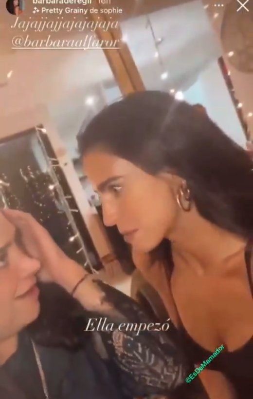 Bárbara de Regil da cabezazo a su mamá